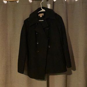 Black Michael kors pea coat